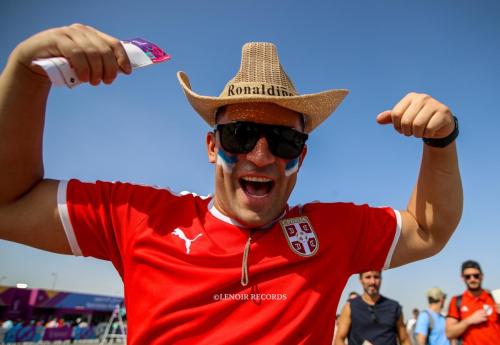 Fan off Serbia to Fifa world cup  Qatar 2022